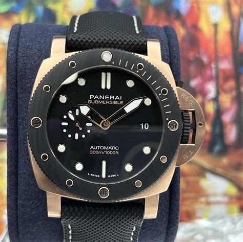 Panerai 1070 Submersible 44mm Goldtech Orocarbon PAM .